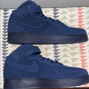Nike Air Force 1, Mid-Top, Size 15 (Suede)